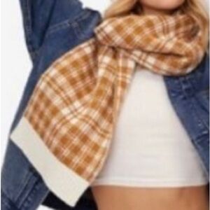 Timberland Buffalo Plaid One Size Scarf NWT